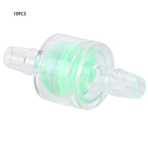 Filtro de tubo, 10 pcs ABS Verde Aquário Bomba de Água Tubo de Silicone Filtro de Tanques de Peixes