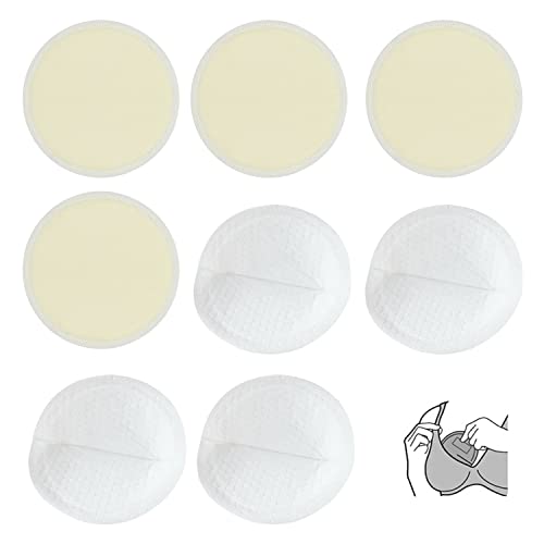 4 almohadillas de lactancia lavables de...