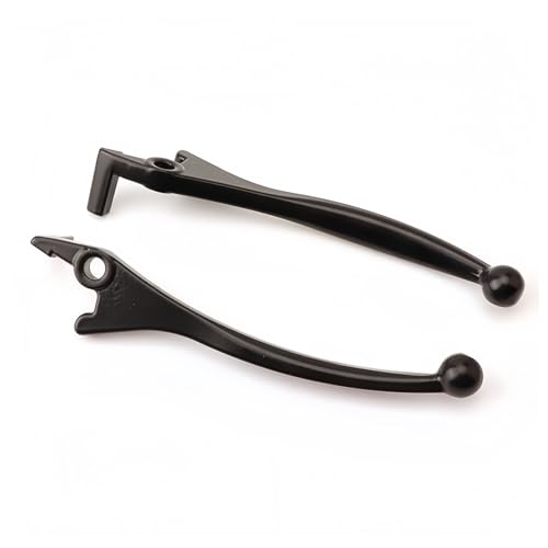 Manija de embrague izquierda plateada universal para motocicletas 7