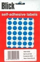 Blick Labels, Green, Self Adhesive Stickers Office Pack, Coloured Dot, Circles, 13mm, 2240 Labels, for Home, Office, Family, School, Holiday Calendar Organising, Planner, Rewards Chart, Colour Coding