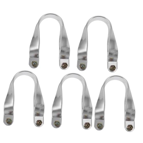 BESTonZON 5 Set Clip U Shape per Resistenti per Telaio Serra Facili da Installare Accessori Fissi per Strutture Tubolari Materiale Durevole e Antiruggine