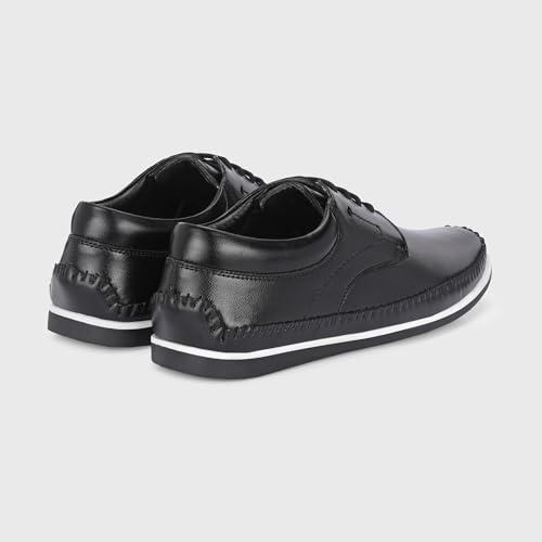 Image of Centrino Men's Casual Shoes |Stylish Lace-Up Design | Soft Cushioned Insole for Comfort | Lightweight & Breathable |Oxfords Walking, Office Comfortable Shoe |Classy Sneakers with Extra Comfort (7631)
