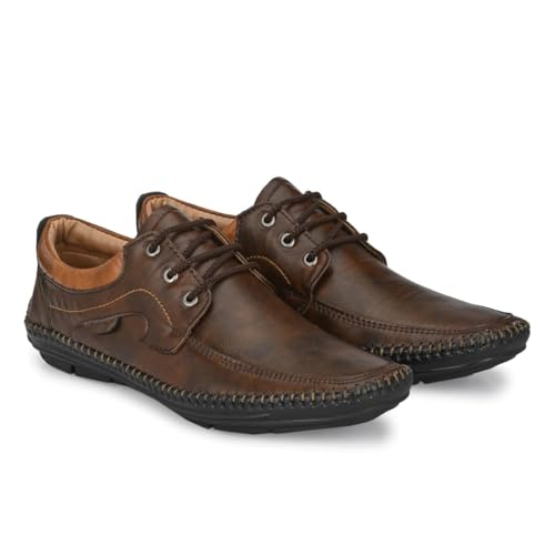 Image of Leatherkraft Formal Lace-Up Derby Shoes