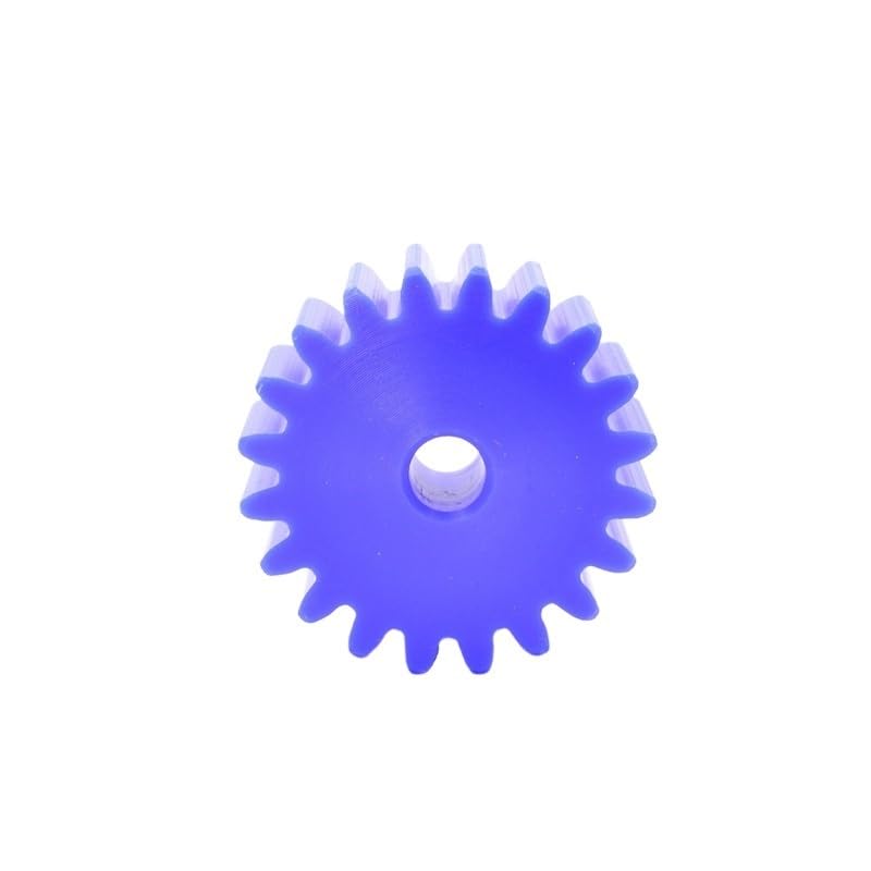 Blue Nylon Gear 1.5 Mold 35 Teeth - 60 Teeth Plastic spur Gear Mechanical Transmission Cylindrical spur Gear(1.5 Mold 52 Teeth)
