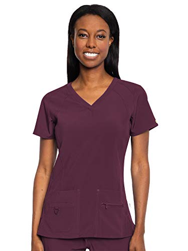 Med Couture Activate Women's V-Neck Racerback Top, Wine, Medium