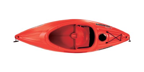SUNDOLPHIN Sun Dolphin Aruba SS Sit-in Kayak (Red, 8-Feet)