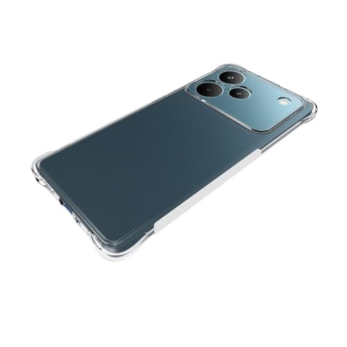 Image of Skyro Realme P4 Pro 5G, [Bumper] Exculsive Transparent with Shockproof Slim Back Cover Case for Realme P4 Pro 5G - Transparent