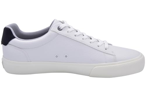 Image of BOSS Men's Aiden Logo Block Leather Low Top Sneakers | Casual Shoes