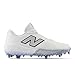New Balance Men's FuelCell Comp V4 Baseball Shoe, White/Silver, 9 M