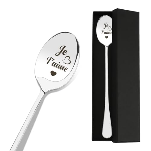 Cadeau Couple,Cadeau Copine,Cuillere a Cafe,Cadeau Anniversaire Couple,Cadeau pour Couple,Cadeau Noel Couple,Cadeau Amoureux pour Homme,Idée Cadeau Couple,Cadeau pour...