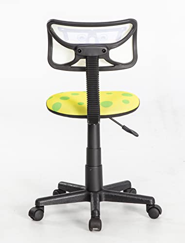 Image of Nickelodeon Spongebob Squarepants Adjustable Swivel Mesh Rolling Desk Chair, for Kids, Teens and Adults