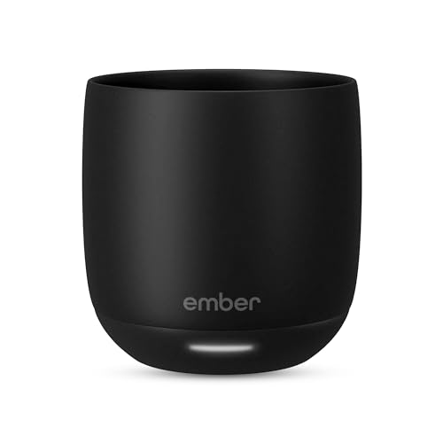 Ember Temperature Control Smart Cup, 6 oz, App-Controlled Heated Coffee Cup, Espresso Mug with 90 Min Battery Life, Black