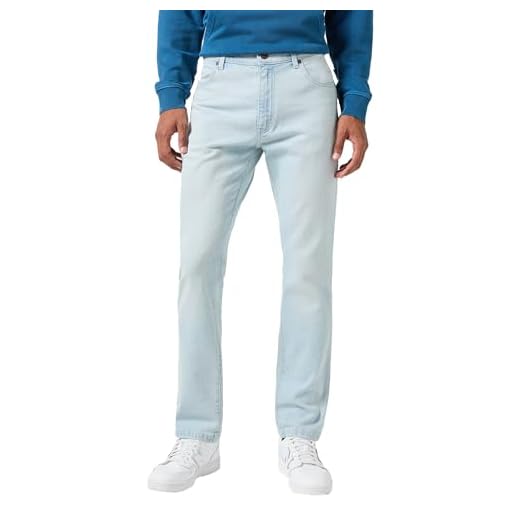 Wrangler Larston, Vaqueros para Hombre, Azul (Rocky Landing), 32W / 32L