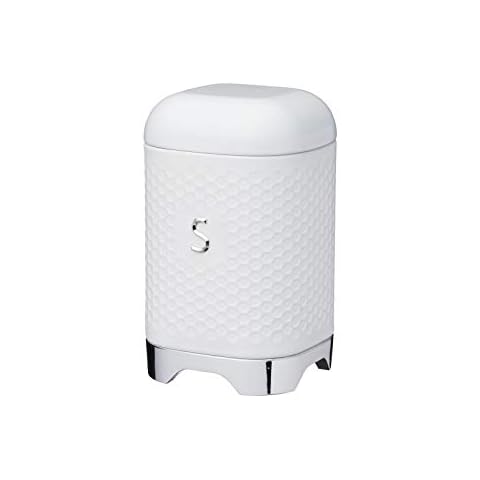 Lovello KitchenCraft - Bote de almacenamiento blanco hielo Cover