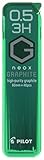 Pilot Mechanical Pencil Lead Neox Graphite 0.5mm, 3H, 40 Leads (HRF5G-20-3H)