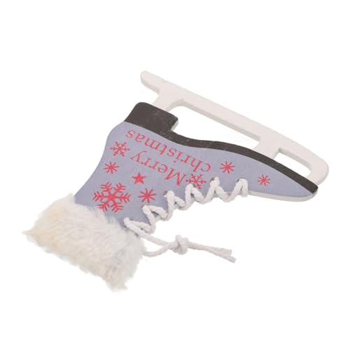 Toddmomy Blue Shoe Ornaments Ice Skating Charms Christmas Decorations for Tree and Home