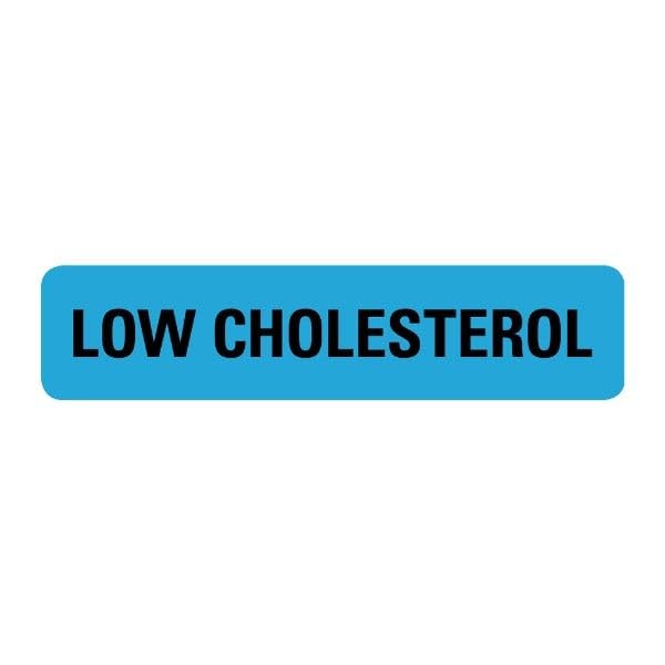 LabelValue Low Cholesterol Food Service Medical Labels LV-MFSL35