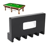 equlup 17x10.5x4.5cm / 6.7x4.1x1.8in Pool Cue Holder Claw, 5 Cue Holes Pool Cue Holder, Portable Cue Rest Cue Stick Holder Rack Storage Fixed Accessories