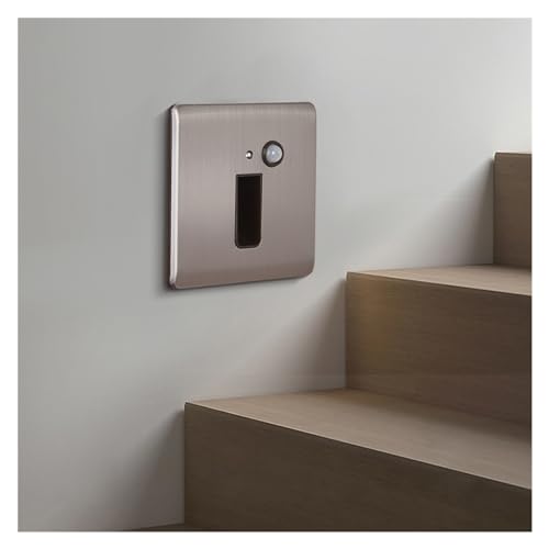 Sensor de movimiento luz de pie para escaleras que evita caídas nocturnas en pasillos 3