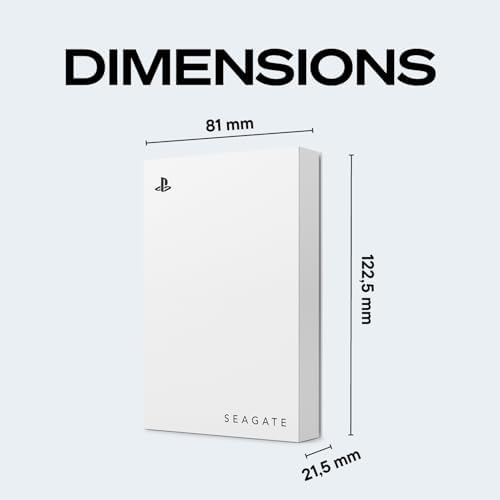 Seagate Game Drive for PlayStation® Consoles 5 TB External Hard Drive - USB 3.2 Gen 1, Officially-License (STLV5000100) — view 9