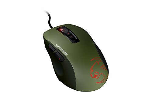 Roccat Kone Pure Gaming Souris (Pro-Optic Capteur 5000 DPI, Easy-Shift [+] Bouton, Omron Switches) Camo Charge
