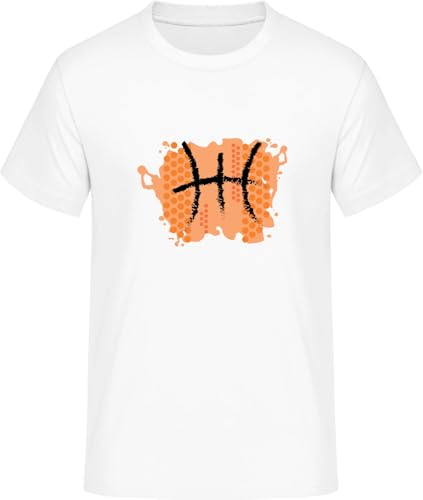 Camiseta de baloncesto Splash – Cool Streetwear para aficionados y jugadores de baloncesto, Blanco, M
