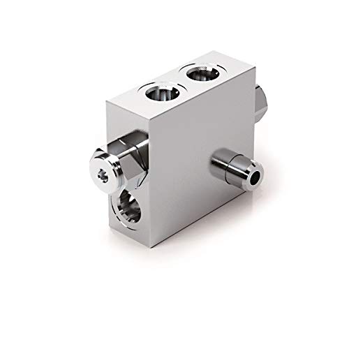 Hydraulisches Doppel-Pilot-Rückschlagventil, Flanschbar mit Schraube, 1/2 Zoll BSP, 55 l/min