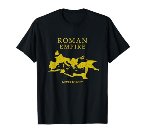 Mapa del Imperio Romano - Never Forget - SPQR Roma Camiseta 🔥
