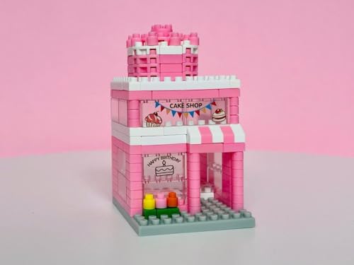 Image of SUPER TOY 228 Pcs Mini Cake Bakery Building Block 3D Stack Brick Shop Educational Toy for Kids 5-15 Years, Boys & Girls Birthday Gifts
