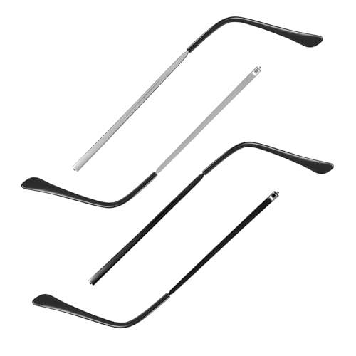 FOMIYES 2 Pairs Glasses Legs Replacement Universal Eyeglasses Frame Temple Metal Sunglasses Arms