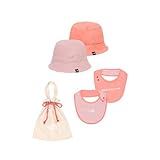 THE NORTH FACE(ザノースフェイス) ハット・ビブセット Baby Hat & Bib Set メタルピンク BM