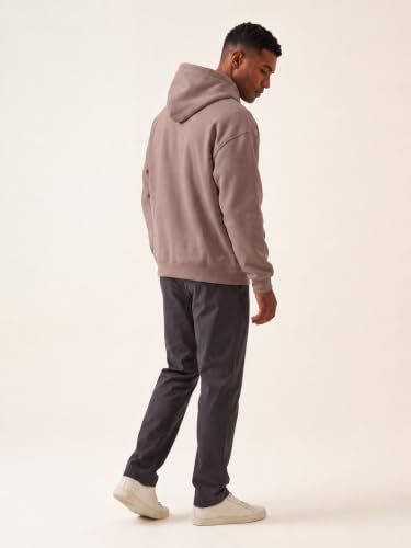 Image of JMIERR Mens Fleece Lined Oversized Hoodie Pullover Sweatshirts
