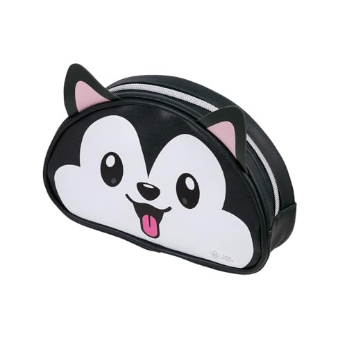 BRW Estojo Escolar PU 1 Ziper Best Friend Cachorro