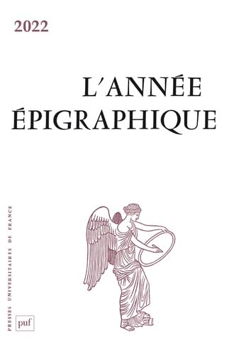 livre L'Année épigraphique, vol. 2022