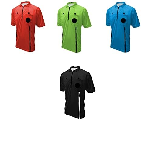4 Pc Pro Soccer Referee Jersey Set Plus Sizing (Small)
