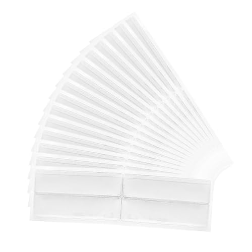 COMPUKAS 4Hojas Portaetiquetas Adhesivos Transparentes para Etiquetas de Cartas Fundas Adhesivas para Organización y Almacenamiento Autoadhesivos