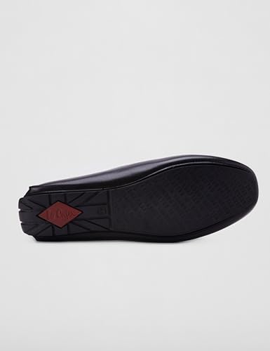 Image of Lee Cooper Men's LC8133E Leather Loafers - LC8133E Black 45