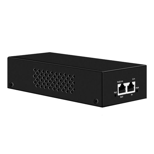 Image of 2.5G PoE++ Injector 90W Non-PoE to PoE Adapter with 2 RJ-45 Ports - 100 /1000 /2500Mbps, IEEE 802.3af /at /bt Compliant, Plug & Play, Distance Up to 100 Meters (328 ft.), Black