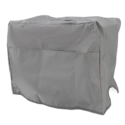 HERCHR Welder Covers, Waterproof Universal Generator Cover Welding Machine Canopy Heavy Duty Silver Plated Polyester Taffeta Proof Welder Cover(Grey#47 * 28 * 37cm)