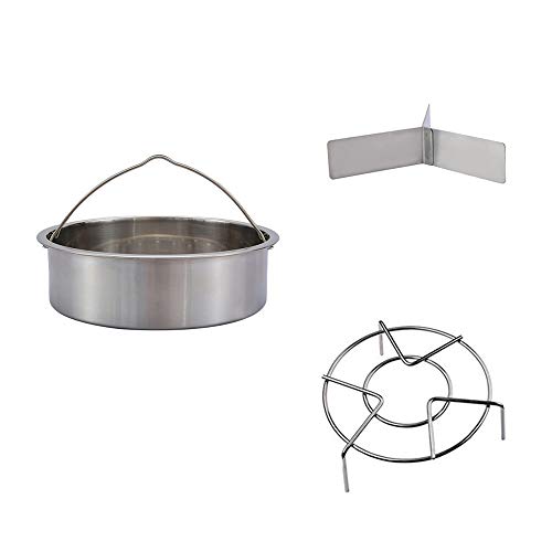 Vantskitt - Rejilla de vapor de acero inoxidable, separador, estante de vapor, combinación multifunción, accesorios para cocina, cocina al aire libre