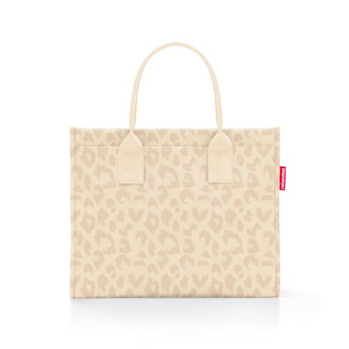 reisenthel daily shopper leo vanilla Moderner geradliniger Shopper für jeden Anlass - praktische Handtasche groß genug für Ihre Einkäufe und Ihre Alltagsgegenstände