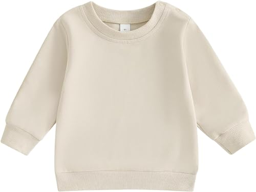 Image of Baby Boy Girl Pumpkin Sweatshirt Tops Toddler Halloween Outfit Long Sleeve Crewneck Pullover Sweater Shirt Fall Clothes