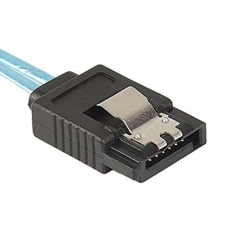 Connectors 1M Mini SAS 36P SFF-8087 Male to 4 SATA 7P Female Cable Splitter SAS to SATA Cable Adapter SFF-8087 Connector to 4 SATA HD Cable - (US, Cable Length: 1M, Color: Blue)