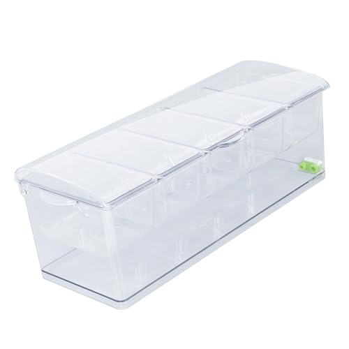Serveur de condiments glacés Srliya en plastique durable haut de gamme