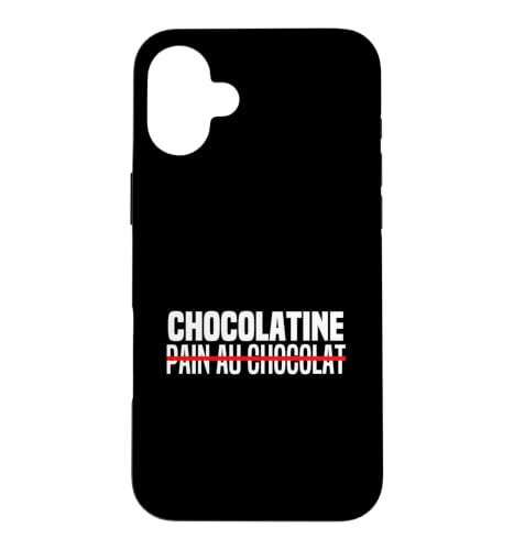 Chocolatine Ou Pain Au Chocolat Team Chocolatine Humour Coque pour iPhone 16 Plus