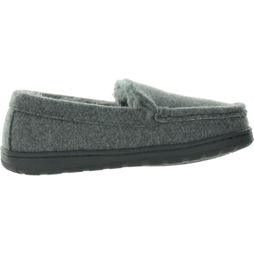 Lamo Mens Harrison Wool Moccasin Casual Slippers Casual - Grey3