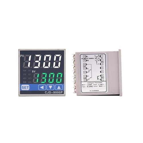 AIRUIXI Controlador de Temperatura Termostato de Curva de Temperatura programable Digital Controlador de Temperatura PID de rampa de remojo y Temporizador 2 en 1(Relay Output Version)
