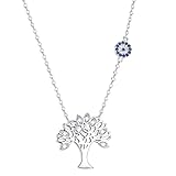 La Plata está Llena de Collar con Colgante de Taladro, Collar con Colgante for Mujer, Collar con Caja de Regalo judía