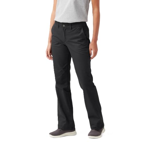 Dickies Women's Slim Bootcut Twill Pants, Rinsed Black, 30 RG - image 1