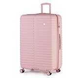 Nine West Suvi 32 Inch Expandable Luggage for Extended Trips & Cruises, Large Hardshell Suitcase with 360° Spinner Wheels, Lightweight Rolling Travel Case Muted Lilac
